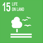 SDG 15. Protect, restore and promote sustainable use of terrestrial ecosystems, sustainably manage forests, combat desertification, and halt and reverse land
degradation and halt biodiversity loss